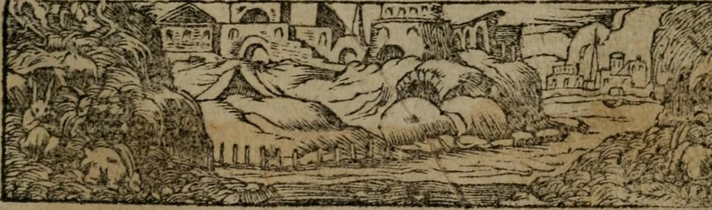 An illustration from Diverse imprese accommodate a diuerse moralità : con versi che i loro significati dichiarano insieme con molte altre nella lingua Italiana non piu tradotte, 1551, leaf 118
