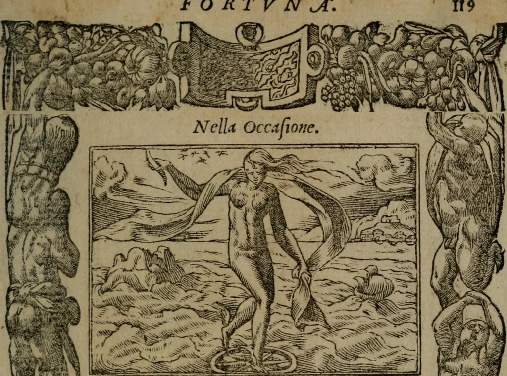 An illustration from Diverse imprese accommodate a diuerse moralità : con versi che i loro significati dichiarano insieme con molte altre nella lingua Italiana non piu tradotte, 1551, leaf 122