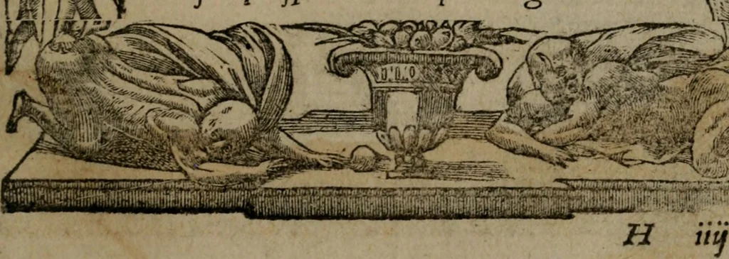 An illustration from Diverse imprese accommodate a diuerse moralità : con versi che i loro significati dichiarano insieme con molte altre nella lingua Italiana non piu tradotte, 1551, leaf 122