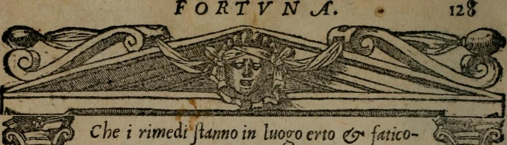 An illustration from Diverse imprese accommodate a diuerse moralità : con versi che i loro significati dichiarano insieme con molte altre nella lingua Italiana non piu tradotte, 1551, leaf 131