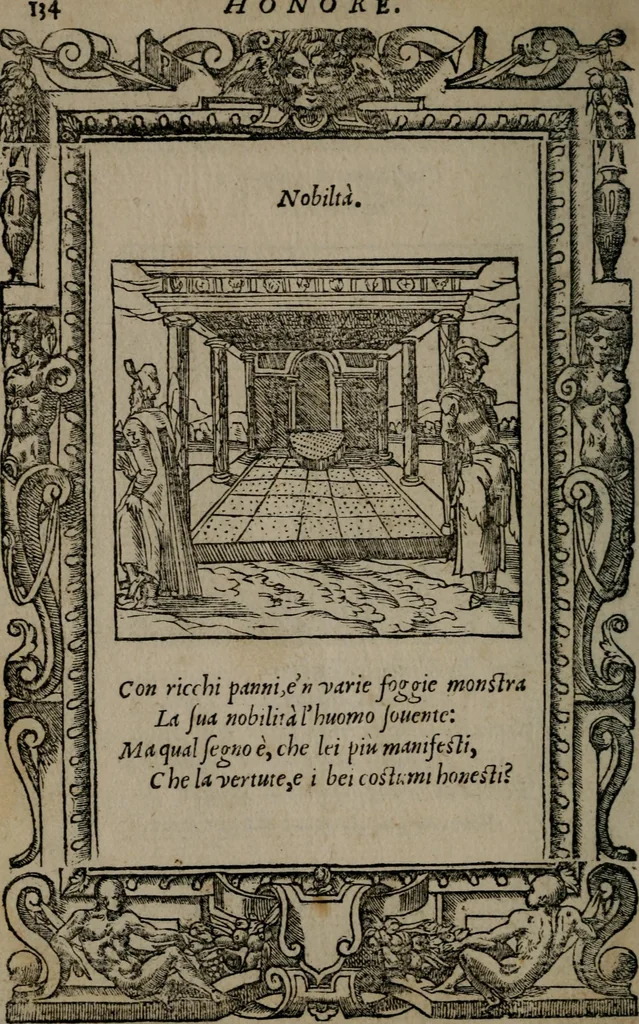 An illustration from Diverse imprese accommodate a diuerse moralità : con versi che i loro significati dichiarano insieme con molte altre nella lingua Italiana non piu tradotte, 1551, leaf 137