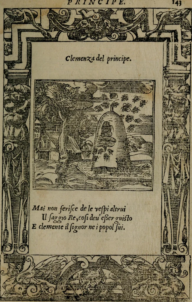 An illustration from Diverse imprese accommodate a diuerse moralità : con versi che i loro significati dichiarano insieme con molte altre nella lingua Italiana non piu tradotte, 1551, leaf 146