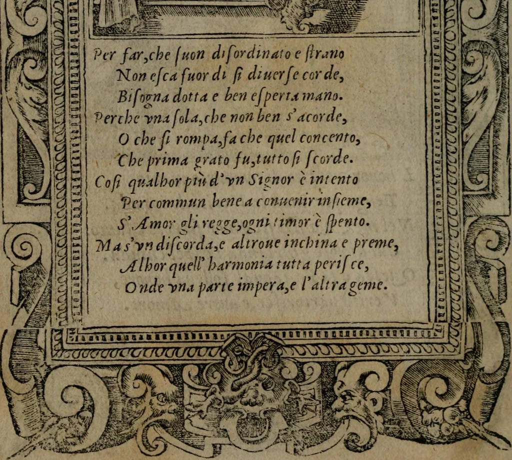 An illustration from Diverse imprese accommodate a diuerse moralità : con versi che i loro significati dichiarano insieme con molte altre nella lingua Italiana non piu tradotte, 1551, leaf 15
