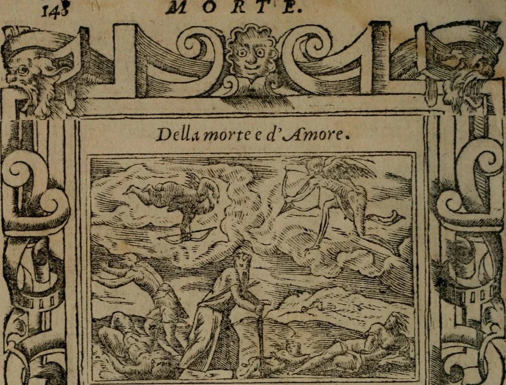 An illustration from Diverse imprese accommodate a diuerse moralità : con versi che i loro significati dichiarano insieme con molte altre nella lingua Italiana non piu tradotte, 1551, leaf 151