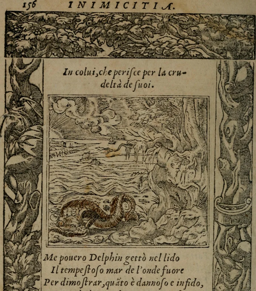 An illustration from Diverse imprese accommodate a diuerse moralità : con versi che i loro significati dichiarano insieme con molte altre nella lingua Italiana non piu tradotte, 1551, leaf 159
