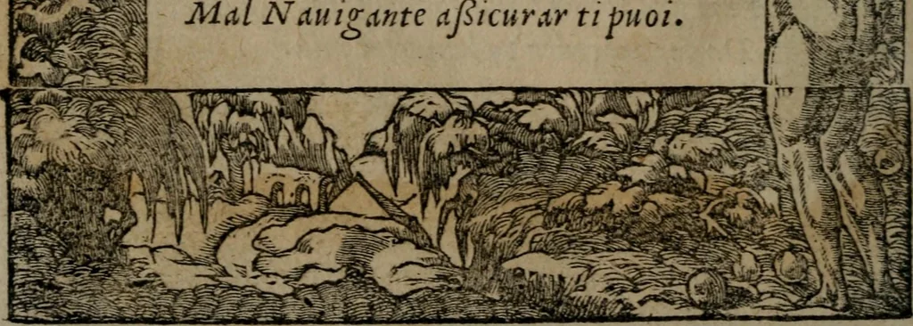 An illustration from Diverse imprese accommodate a diuerse moralità : con versi che i loro significati dichiarano insieme con molte altre nella lingua Italiana non piu tradotte, 1551, leaf 159