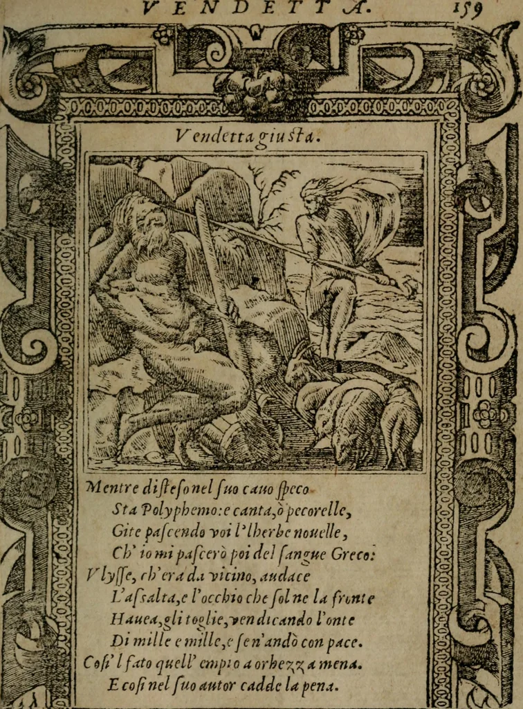 An illustration from Diverse imprese accommodate a diuerse moralità : con versi che i loro significati dichiarano insieme con molte altre nella lingua Italiana non piu tradotte, 1551, leaf 162