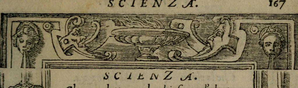 An illustration from Diverse imprese accommodate a diuerse moralità : con versi che i loro significati dichiarano insieme con molte altre nella lingua Italiana non piu tradotte, 1551, leaf 170