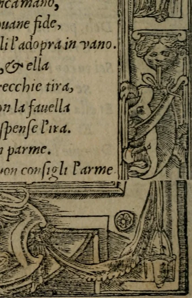 An illustration from Diverse imprese accommodate a diuerse moralità : con versi che i loro significati dichiarano insieme con molte altre nella lingua Italiana non piu tradotte, 1551, leaf 171