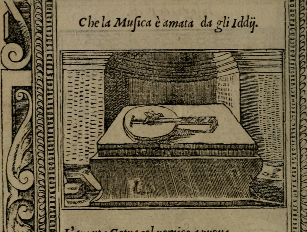 An illustration from Diverse imprese accommodate a diuerse moralità : con versi che i loro significati dichiarano insieme con molte altre nella lingua Italiana non piu tradotte, 1551, leaf 173