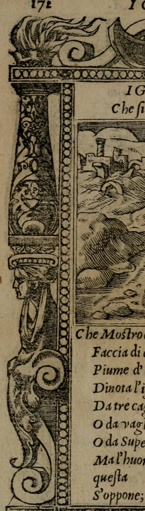 An illustration from Diverse imprese accommodate a diuerse moralità : con versi che i loro significati dichiarano insieme con molte altre nella lingua Italiana non piu tradotte, 1551, leaf 175