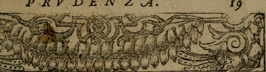 An illustration from Diverse imprese accommodate a diuerse moralità : con versi che i loro significati dichiarano insieme con molte altre nella lingua Italiana non piu tradotte, 1551, leaf 22