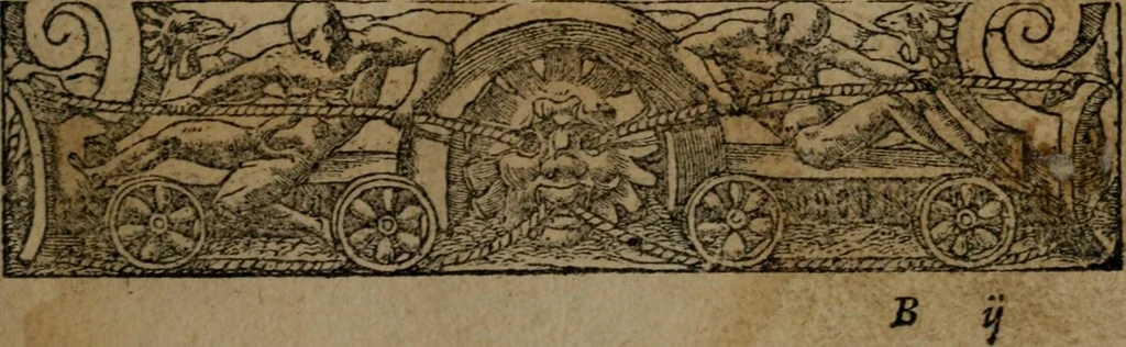 An illustration from Diverse imprese accommodate a diuerse moralità : con versi che i loro significati dichiarano insieme con molte altre nella lingua Italiana non piu tradotte, 1551, leaf 22