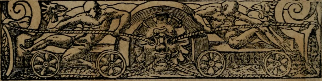 An illustration from Diverse imprese accommodate a diuerse moralità : con versi che i loro significati dichiarano insieme con molte altre nella lingua Italiana non piu tradotte, 1551, leaf 23