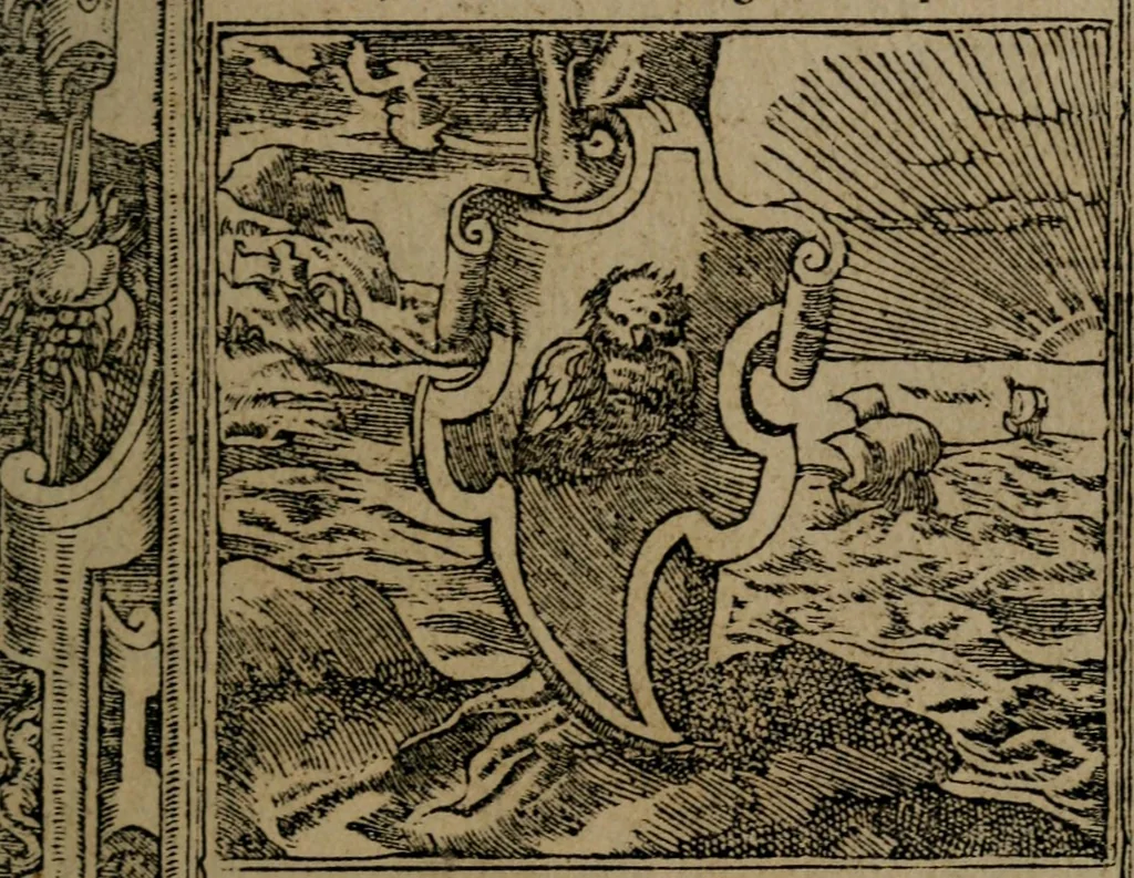 An illustration from Diverse imprese accommodate a diuerse moralità : con versi che i loro significati dichiarano insieme con molte altre nella lingua Italiana non piu tradotte, 1551, leaf 24