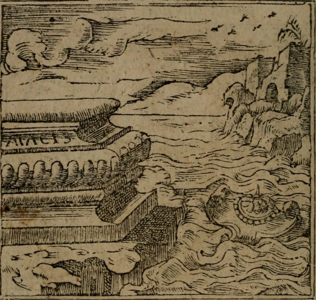 An illustration from Diverse imprese accommodate a diuerse moralità : con versi che i loro significati dichiarano insieme con molte altre nella lingua Italiana non piu tradotte, 1551, leaf 33
