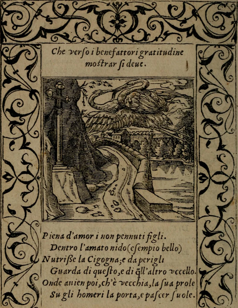 An illustration from Diverse imprese accommodate a diuerse moralità : con versi che i loro significati dichiarano insieme con molte altre nella lingua Italiana non piu tradotte, 1551, leaf 35