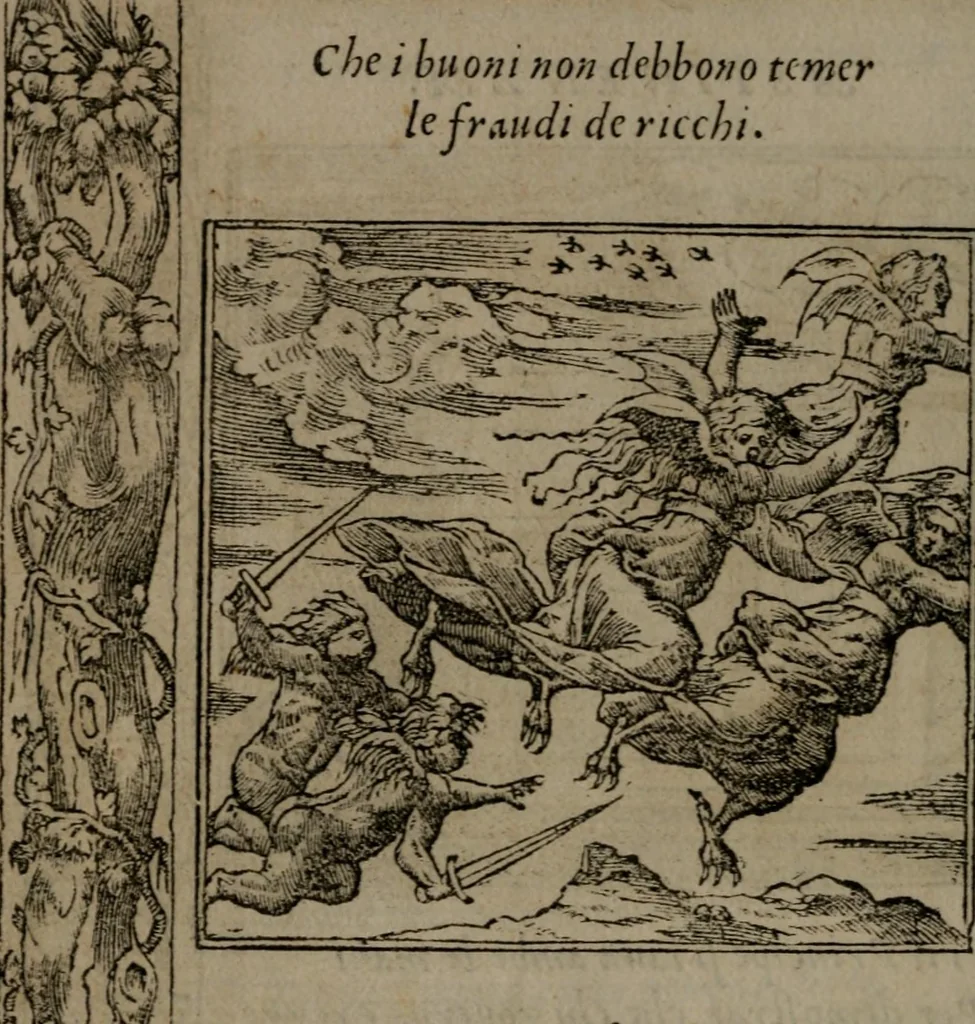 An illustration from Diverse imprese accommodate a diuerse moralità : con versi che i loro significati dichiarano insieme con molte altre nella lingua Italiana non piu tradotte, 1551, leaf 37