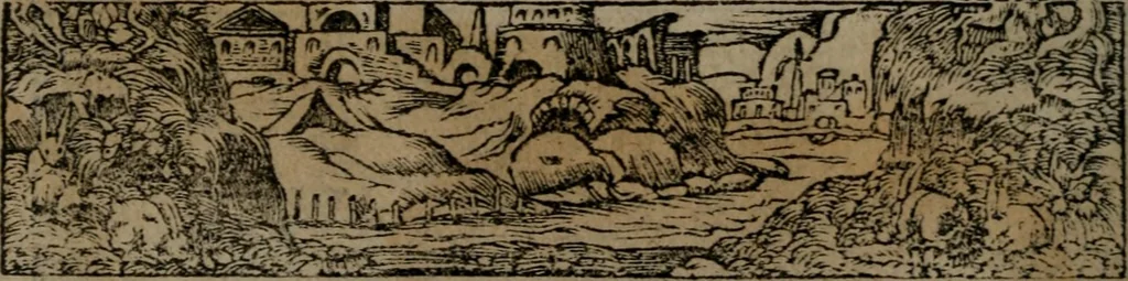 An illustration from Diverse imprese accommodate a diuerse moralità : con versi che i loro significati dichiarano insieme con molte altre nella lingua Italiana non piu tradotte, 1551, leaf 37