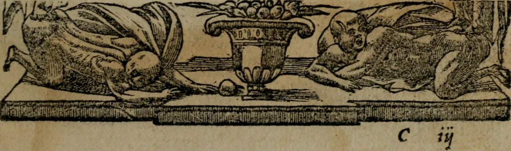 An illustration from Diverse imprese accommodate a diuerse moralità : con versi che i loro significati dichiarano insieme con molte altre nella lingua Italiana non piu tradotte, 1551, leaf 40