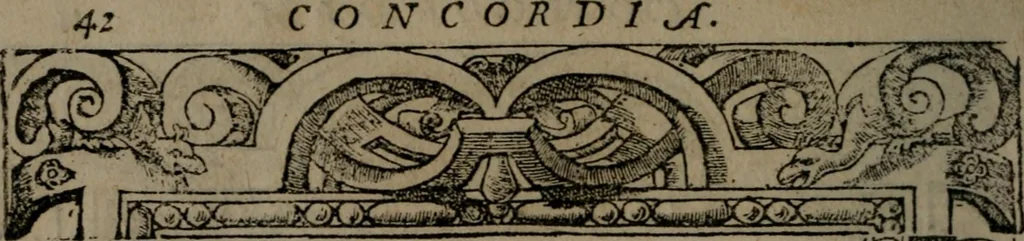 An illustration from Diverse imprese accommodate a diuerse moralità : con versi che i loro significati dichiarano insieme con molte altre nella lingua Italiana non piu tradotte, 1551, leaf 45