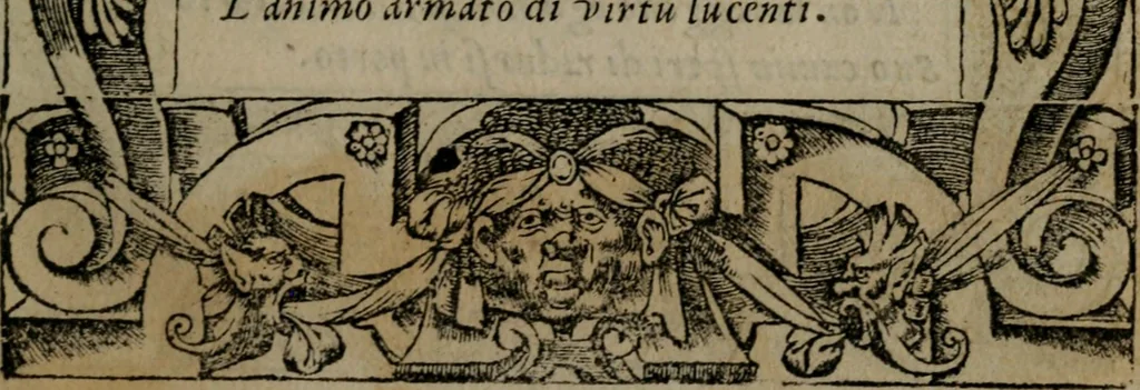 An illustration from Diverse imprese accommodate a diuerse moralità : con versi che i loro significati dichiarano insieme con molte altre nella lingua Italiana non piu tradotte, 1551, leaf 46