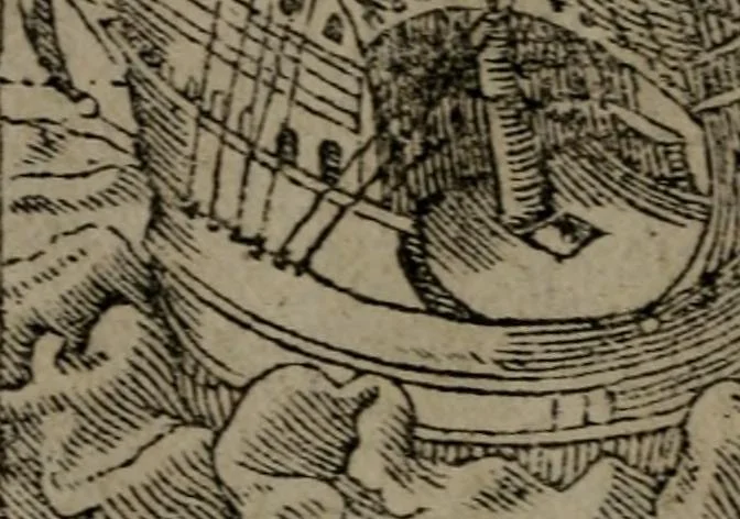 An illustration from Diverse imprese accommodate a diuerse moralità : con versi che i loro significati dichiarano insieme con molte altre nella lingua Italiana non piu tradotte, 1551, leaf 47