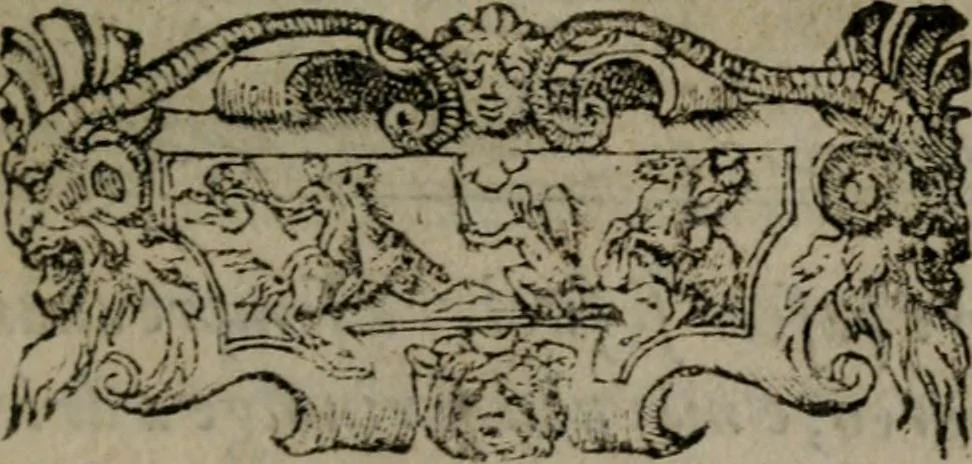 An illustration from Diverse imprese accommodate a diuerse moralità : con versi che i loro significati dichiarano insieme con molte altre nella lingua Italiana non piu tradotte, 1551, leaf 50