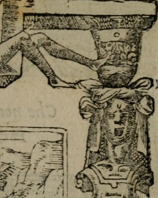 An illustration from Diverse imprese accommodate a diuerse moralità : con versi che i loro significati dichiarano insieme con molte altre nella lingua Italiana non piu tradotte, 1551, leaf 58