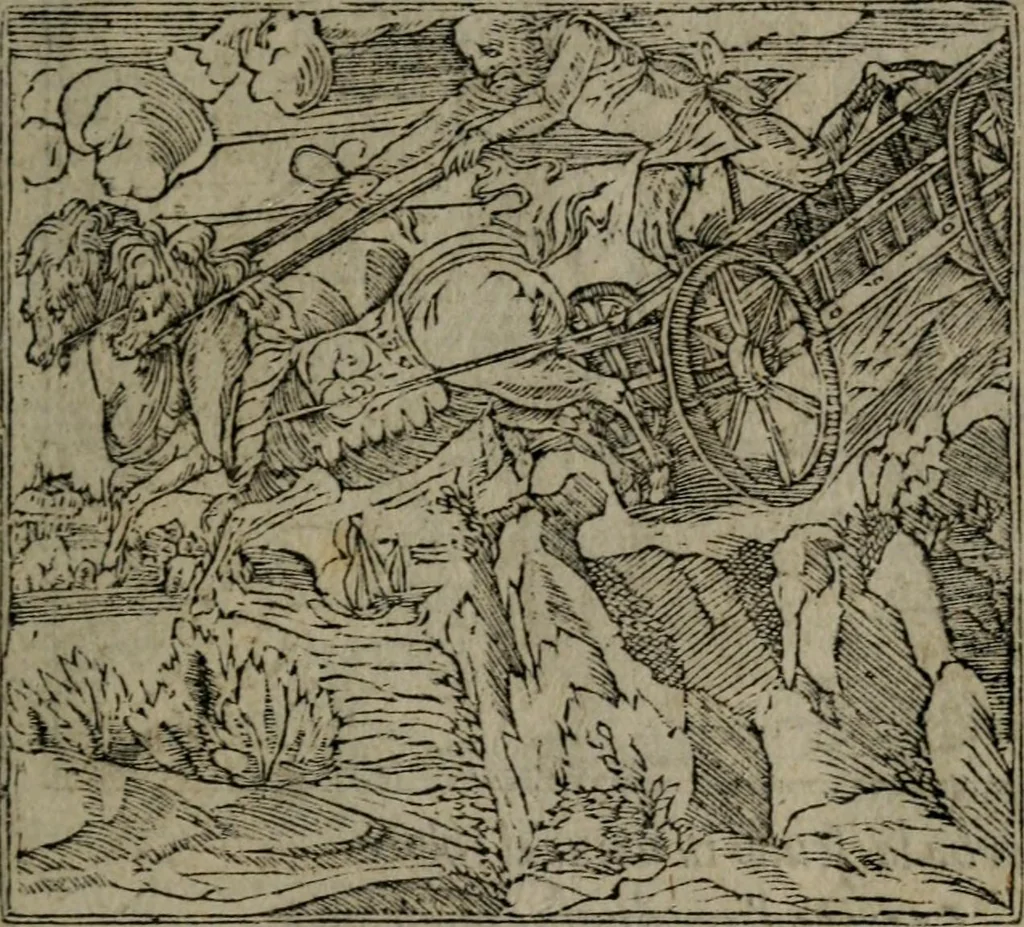 An illustration from Diverse imprese accommodate a diuerse moralità : con versi che i loro significati dichiarano insieme con molte altre nella lingua Italiana non piu tradotte, 1551, leaf 60