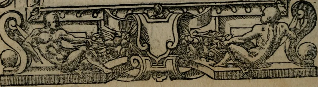 An illustration from Diverse imprese accommodate a diuerse moralità : con versi che i loro significati dichiarano insieme con molte altre nella lingua Italiana non piu tradotte, 1551, leaf 61