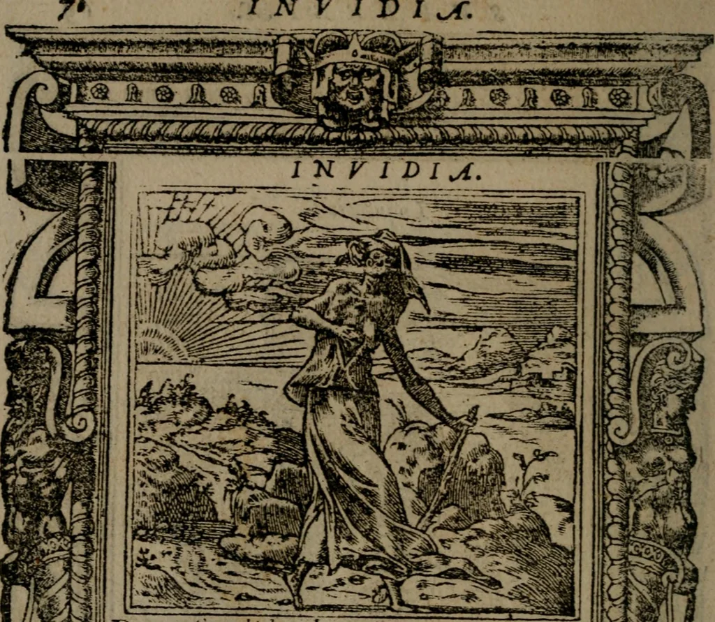 An illustration from Diverse imprese accommodate a diuerse moralità : con versi che i loro significati dichiarano insieme con molte altre nella lingua Italiana non piu tradotte, 1551, leaf 73