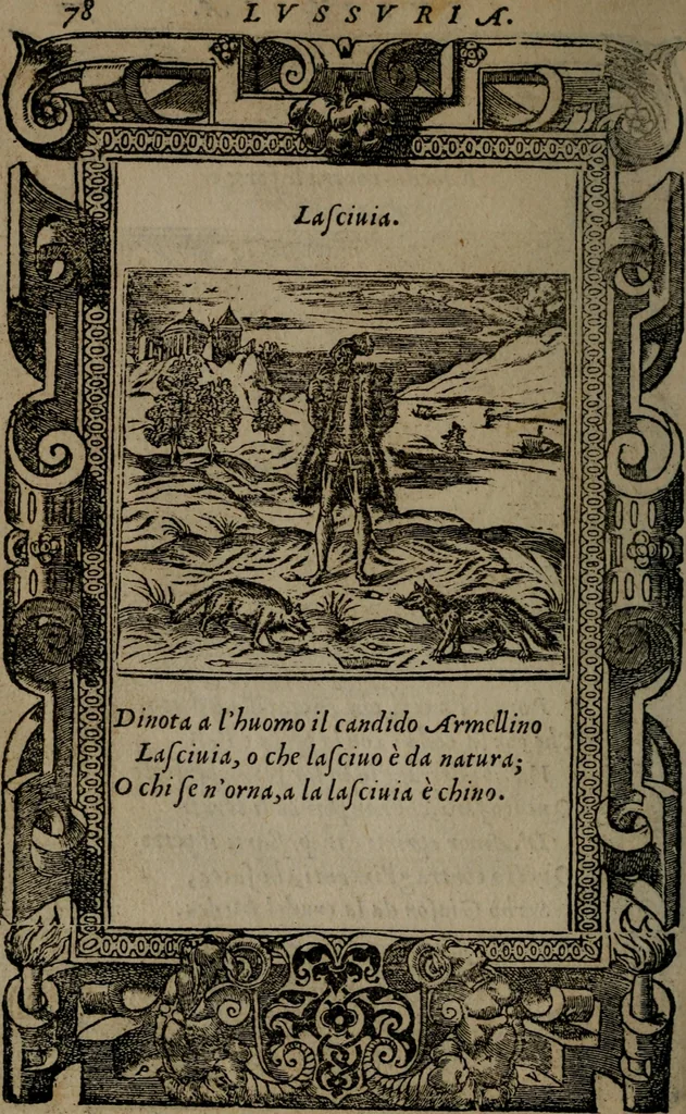 An illustration from Diverse imprese accommodate a diuerse moralità : con versi che i loro significati dichiarano insieme con molte altre nella lingua Italiana non piu tradotte, 1551, leaf 81