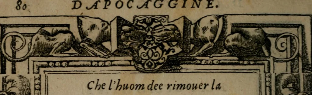 An illustration from Diverse imprese accommodate a diuerse moralità : con versi che i loro significati dichiarano insieme con molte altre nella lingua Italiana non piu tradotte, 1551, leaf 83