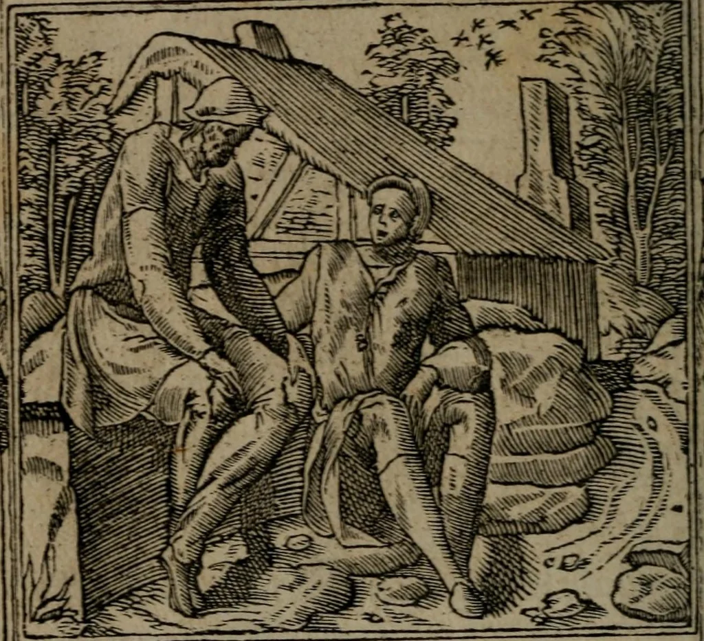 An illustration from Diverse imprese accommodate a diuerse moralità : con versi che i loro significati dichiarano insieme con molte altre nella lingua Italiana non piu tradotte, 1551, leaf 83