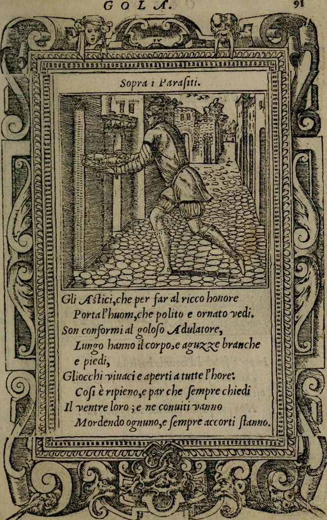 An illustration from Diverse imprese accommodate a diuerse moralità : con versi che i loro significati dichiarano insieme con molte altre nella lingua Italiana non piu tradotte, 1551, leaf 94