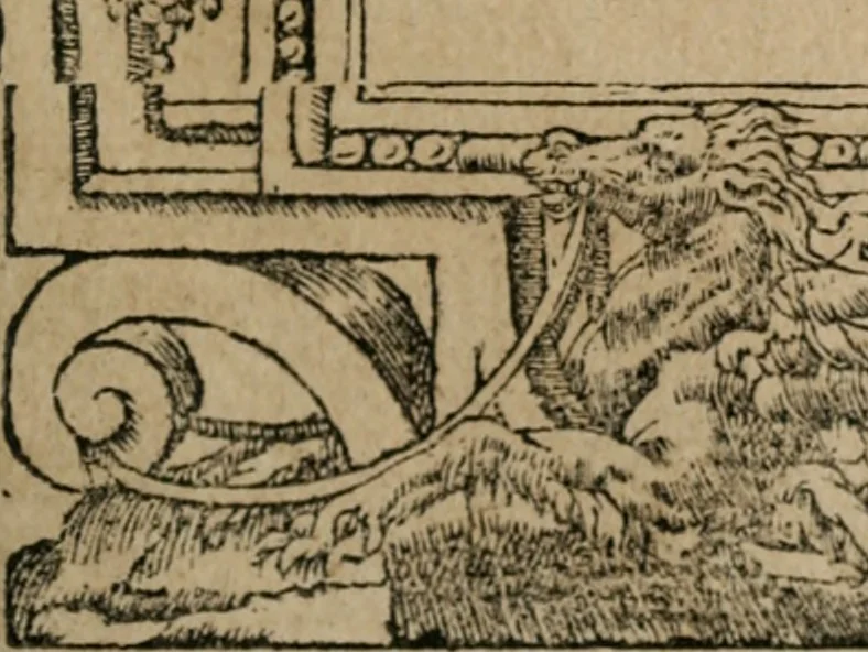 An illustration from Diverse imprese accomodate a diuerse moralità : con versi che i loro significati dichiarano : Tratte da gli Emblemi dell' Alciato, 1549, leaf 104