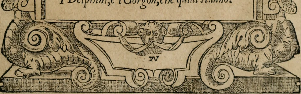 An illustration from Diverse imprese accomodate a diuerse moralità : con versi che i loro significati dichiarano : Tratte da gli Emblemi dell' Alciato, 1549, leaf 106