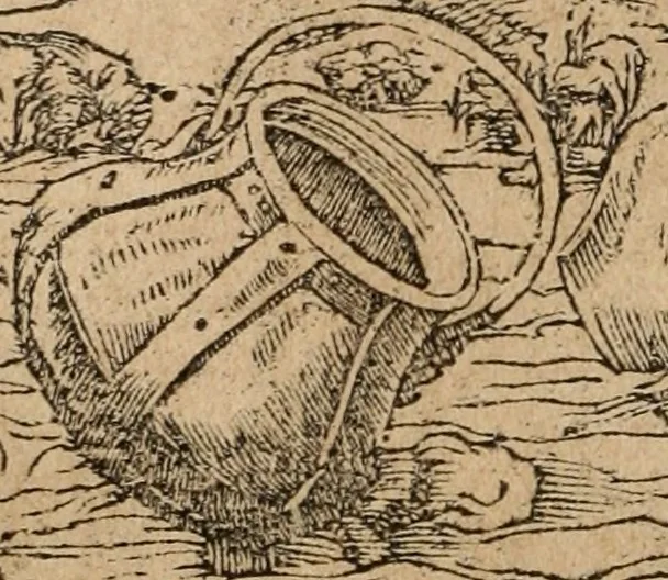 An illustration from Diverse imprese accomodate a diuerse moralità : con versi che i loro significati dichiarano : Tratte da gli Emblemi dell' Alciato, 1549, leaf 111