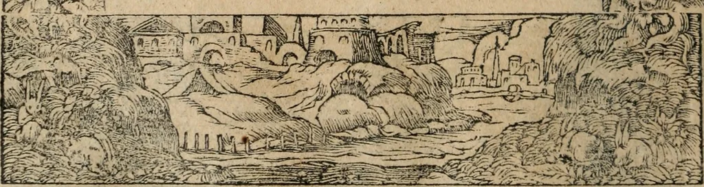 An illustration from Diverse imprese accomodate a diuerse moralità : con versi che i loro significati dichiarano : Tratte da gli Emblemi dell' Alciato, 1549, leaf 117
