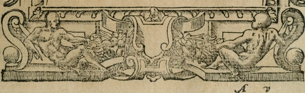 An illustration from Diverse imprese accomodate a diuerse moralità : con versi che i loro significati dichiarano : Tratte da gli Emblemi dell' Alciato, 1549, leaf 12