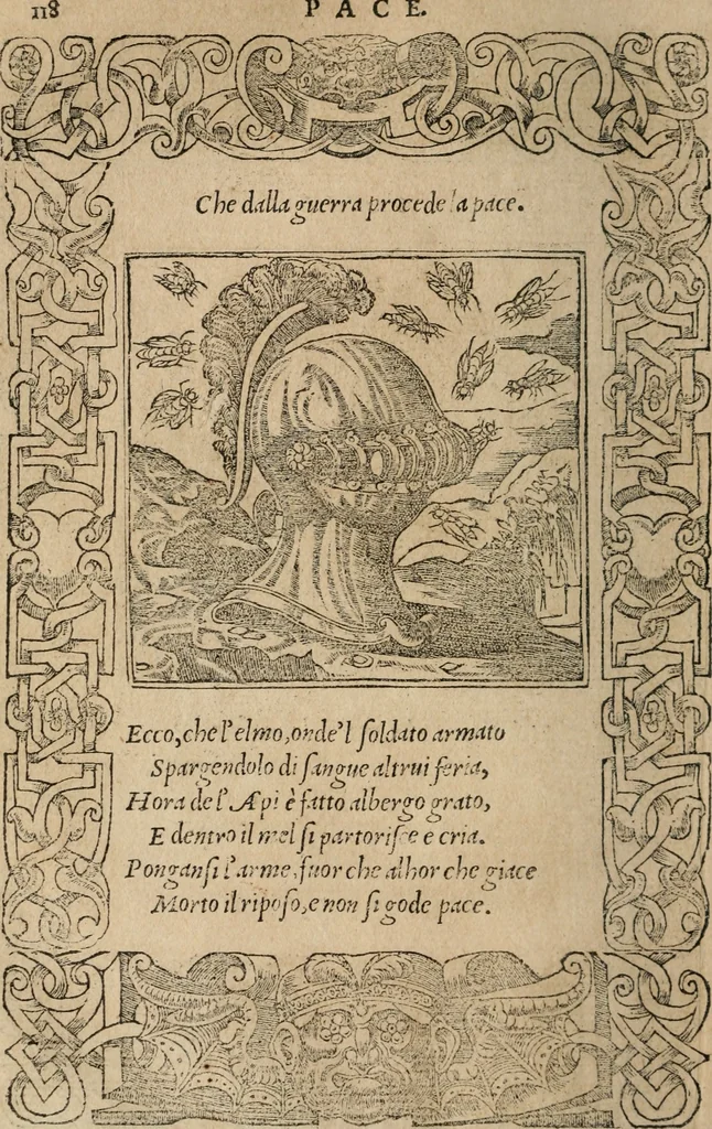 An illustration from Diverse imprese accomodate a diuerse moralità : con versi che i loro significati dichiarano : Tratte da gli Emblemi dell' Alciato, 1549, leaf 121