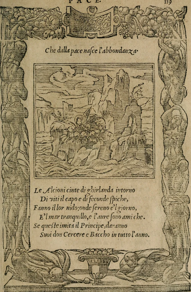 An illustration from Diverse imprese accomodate a diuerse moralità : con versi che i loro significati dichiarano : Tratte da gli Emblemi dell' Alciato, 1549, leaf 122
