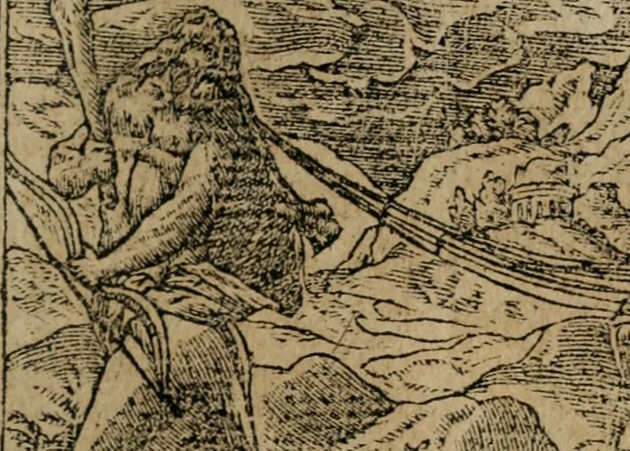 An illustration from Diverse imprese accomodate a diuerse moralità : con versi che i loro significati dichiarano : Tratte da gli Emblemi dell' Alciato, 1549, leaf 124
