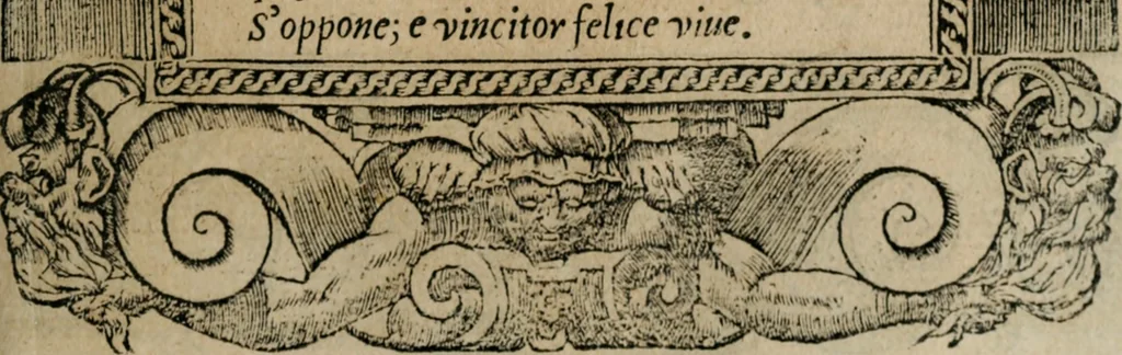An illustration from Diverse imprese accomodate a diuerse moralità : con versi che i loro significati dichiarano : Tratte da gli Emblemi dell' Alciato, 1549, leaf 128