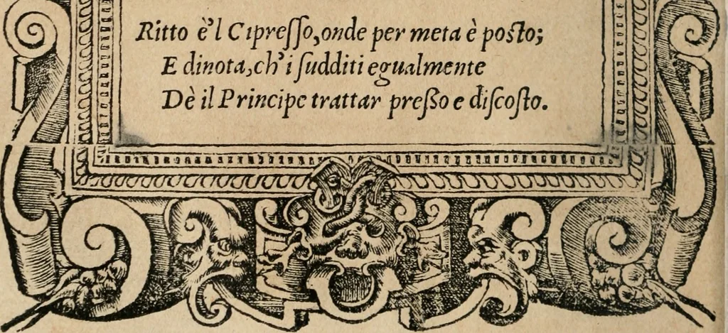 An illustration from Diverse imprese accomodate a diuerse moralità : con versi che i loro significati dichiarano : Tratte da gli Emblemi dell' Alciato, 1549, leaf 137