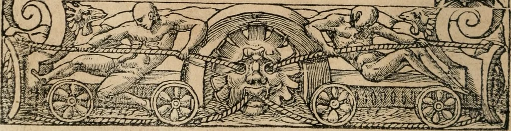 An illustration from Diverse imprese accomodate a diuerse moralità : con versi che i loro significati dichiarano : Tratte da gli Emblemi dell' Alciato, 1549, leaf 141