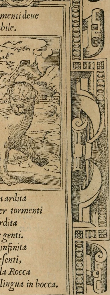 An illustration from Diverse imprese accomodate a diuerse moralità : con versi che i loro significati dichiarano : Tratte da gli Emblemi dell' Alciato, 1549, leaf 17