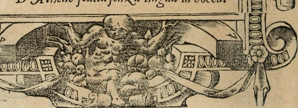 An illustration from Diverse imprese accomodate a diuerse moralità : con versi che i loro significati dichiarano : Tratte da gli Emblemi dell' Alciato, 1549, leaf 17