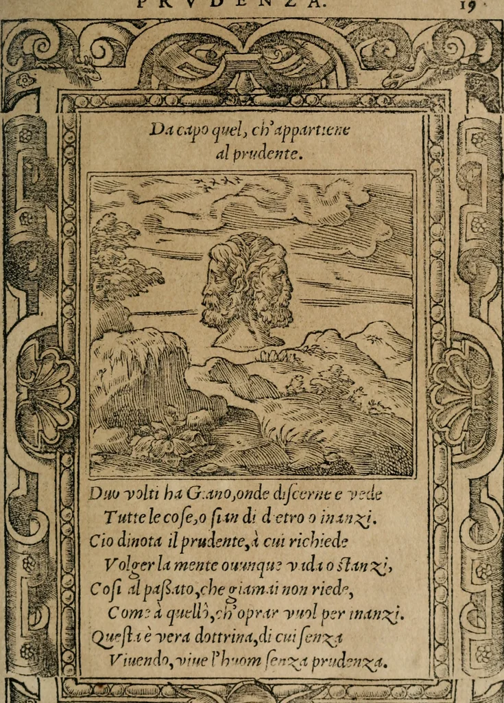 An illustration from Diverse imprese accomodate a diuerse moralità : con versi che i loro significati dichiarano : Tratte da gli Emblemi dell' Alciato, 1549, leaf 22